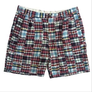 Jos. A. Bank cotton  patchwork plaid shorts, men's size 42